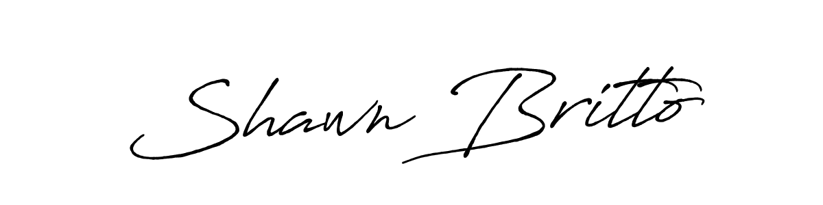 if you are searching for the best signature style for your name Shawn Britto. so please give up your signature search. here we have designed multiple signature styles  using Antro_Vectra_Bolder. Shawn Britto signature style 7 images and pictures png