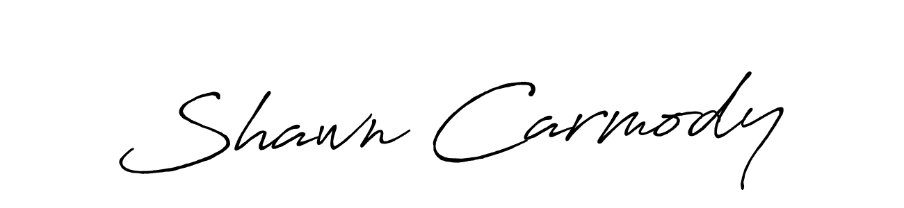 How to make Shawn Carmody name signature. Use Antro_Vectra_Bolder style for creating short signs online. This is the latest handwritten sign. Shawn Carmody signature style 7 images and pictures png