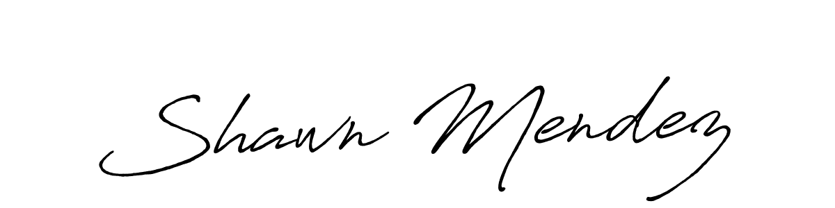 Use a signature maker to create a handwritten signature online. With this signature software, you can design (Antro_Vectra_Bolder) your own signature for name Shawn Mendez. Shawn Mendez signature style 7 images and pictures png