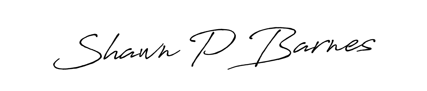 Make a beautiful signature design for name Shawn P Barnes. Use this online signature maker to create a handwritten signature for free. Shawn P Barnes signature style 7 images and pictures png