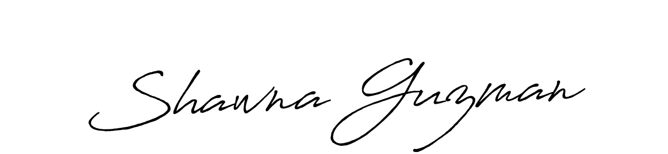 How to make Shawna Guzman name signature. Use Antro_Vectra_Bolder style for creating short signs online. This is the latest handwritten sign. Shawna Guzman signature style 7 images and pictures png