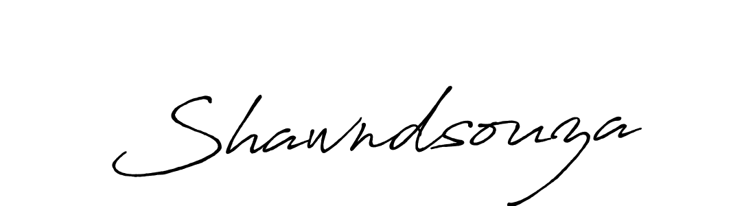 Shawndsouza stylish signature style. Best Handwritten Sign (Antro_Vectra_Bolder) for my name. Handwritten Signature Collection Ideas for my name Shawndsouza. Shawndsouza signature style 7 images and pictures png