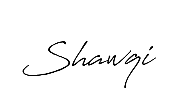 Make a beautiful signature design for name Shawqi. With this signature (Antro_Vectra_Bolder) style, you can create a handwritten signature for free. Shawqi signature style 7 images and pictures png