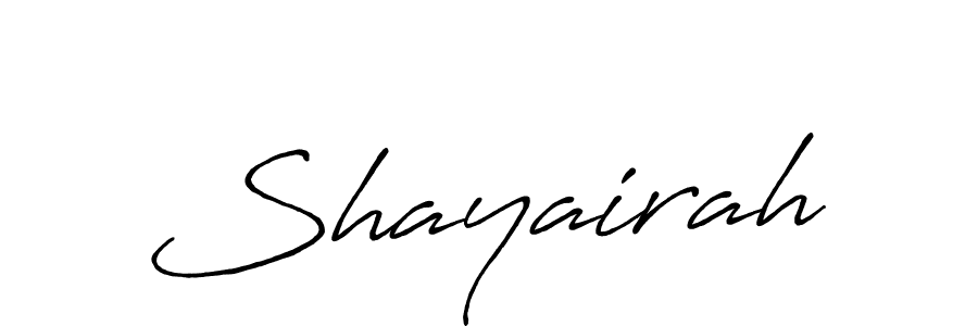 Also we have Shayairah name is the best signature style. Create professional handwritten signature collection using Antro_Vectra_Bolder autograph style. Shayairah signature style 7 images and pictures png