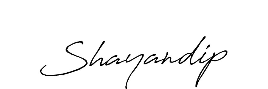 Shayandip stylish signature style. Best Handwritten Sign (Antro_Vectra_Bolder) for my name. Handwritten Signature Collection Ideas for my name Shayandip. Shayandip signature style 7 images and pictures png