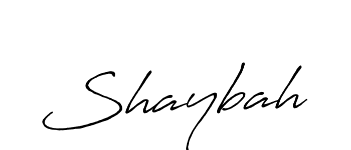 Also we have Shaybah name is the best signature style. Create professional handwritten signature collection using Antro_Vectra_Bolder autograph style. Shaybah signature style 7 images and pictures png