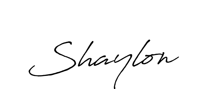 Create a beautiful signature design for name Shaylon. With this signature (Antro_Vectra_Bolder) fonts, you can make a handwritten signature for free. Shaylon signature style 7 images and pictures png