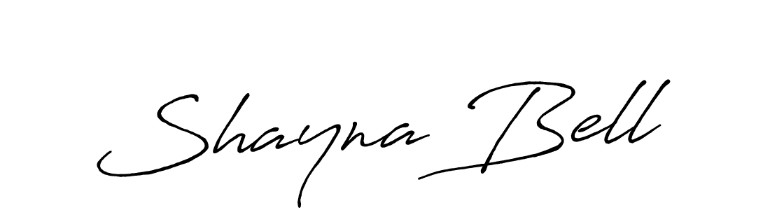 You should practise on your own different ways (Antro_Vectra_Bolder) to write your name (Shayna Bell) in signature. don't let someone else do it for you. Shayna Bell signature style 7 images and pictures png