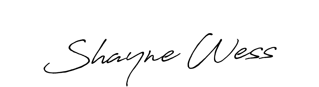 Antro_Vectra_Bolder is a professional signature style that is perfect for those who want to add a touch of class to their signature. It is also a great choice for those who want to make their signature more unique. Get Shayne Wess name to fancy signature for free. Shayne Wess signature style 7 images and pictures png