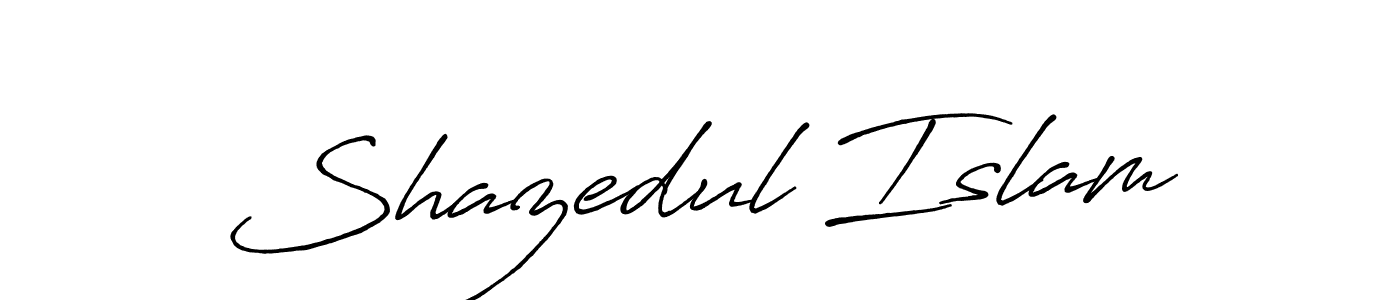 if you are searching for the best signature style for your name Shazedul Islam. so please give up your signature search. here we have designed multiple signature styles  using Antro_Vectra_Bolder. Shazedul Islam signature style 7 images and pictures png