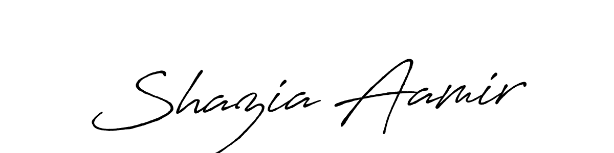 Once you've used our free online signature maker to create your best signature Antro_Vectra_Bolder style, it's time to enjoy all of the benefits that Shazia Aamir name signing documents. Shazia Aamir signature style 7 images and pictures png
