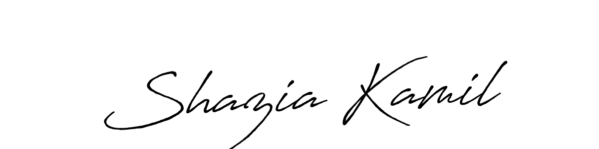 How to make Shazia Kamil signature? Antro_Vectra_Bolder is a professional autograph style. Create handwritten signature for Shazia Kamil name. Shazia Kamil signature style 7 images and pictures png