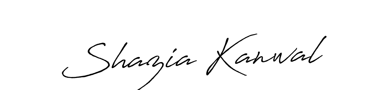 How to make Shazia Kanwal signature? Antro_Vectra_Bolder is a professional autograph style. Create handwritten signature for Shazia Kanwal name. Shazia Kanwal signature style 7 images and pictures png
