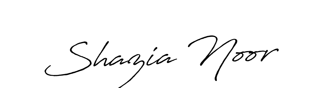 Make a beautiful signature design for name Shazia Noor. Use this online signature maker to create a handwritten signature for free. Shazia Noor signature style 7 images and pictures png
