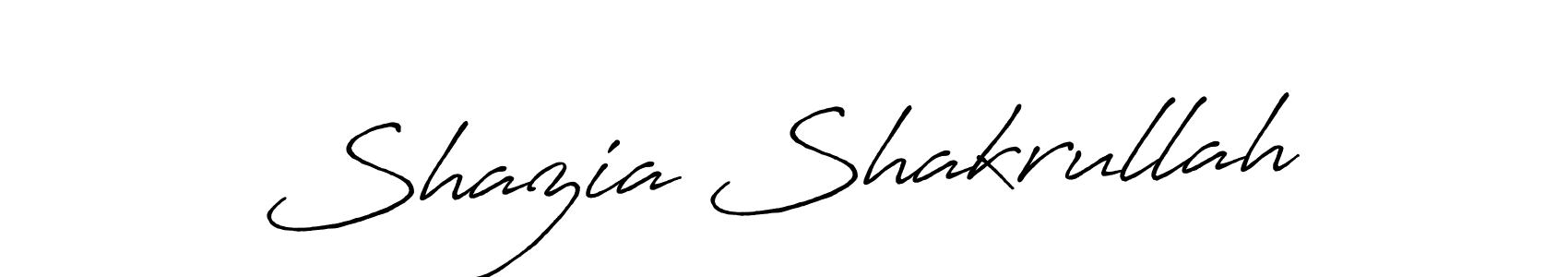 The best way (Antro_Vectra_Bolder) to make a short signature is to pick only two or three words in your name. The name Shazia Shakrullah include a total of six letters. For converting this name. Shazia Shakrullah signature style 7 images and pictures png