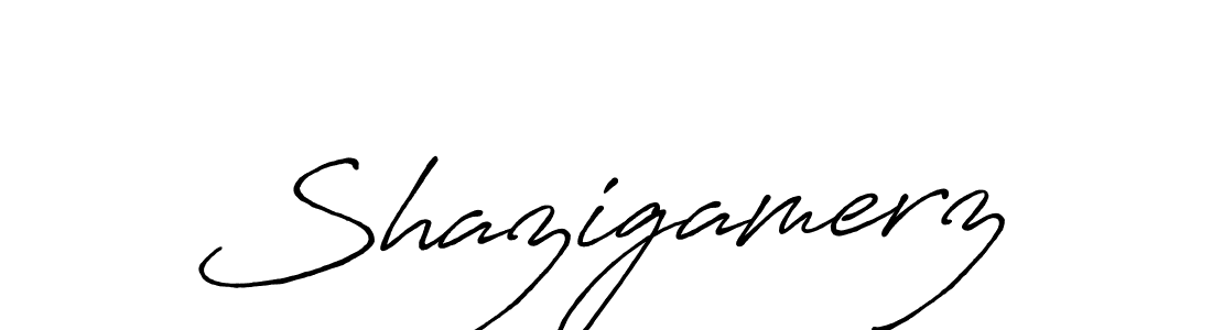 Once you've used our free online signature maker to create your best signature Antro_Vectra_Bolder style, it's time to enjoy all of the benefits that Shazigamerz name signing documents. Shazigamerz signature style 7 images and pictures png