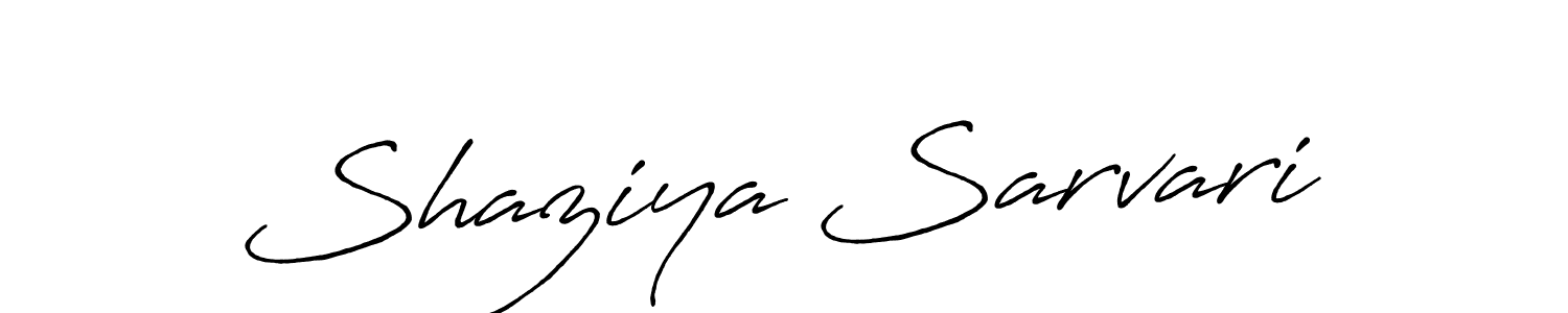 Make a beautiful signature design for name Shaziya Sarvari. Use this online signature maker to create a handwritten signature for free. Shaziya Sarvari signature style 7 images and pictures png