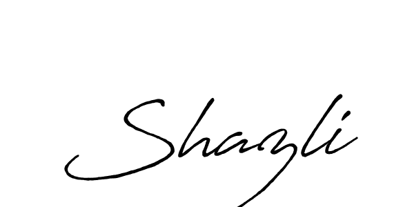 Antro_Vectra_Bolder is a professional signature style that is perfect for those who want to add a touch of class to their signature. It is also a great choice for those who want to make their signature more unique. Get Shazli name to fancy signature for free. Shazli signature style 7 images and pictures png