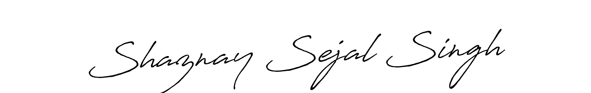 Check out images of Autograph of Shaznay Sejal Singh name. Actor Shaznay Sejal Singh Signature Style. Antro_Vectra_Bolder is a professional sign style online. Shaznay Sejal Singh signature style 7 images and pictures png