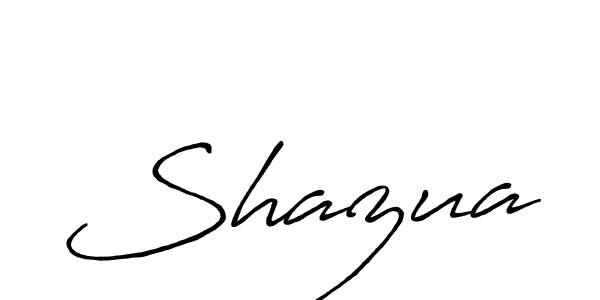 Make a beautiful signature design for name Shazua. Use this online signature maker to create a handwritten signature for free. Shazua signature style 7 images and pictures png