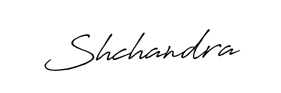 Use a signature maker to create a handwritten signature online. With this signature software, you can design (Antro_Vectra_Bolder) your own signature for name Shchandra. Shchandra signature style 7 images and pictures png