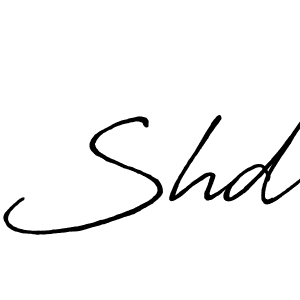 How to make Shd name signature. Use Antro_Vectra_Bolder style for creating short signs online. This is the latest handwritten sign. Shd signature style 7 images and pictures png
