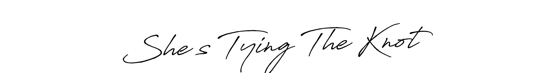 It looks lik you need a new signature style for name She’s Tying The Knot. Design unique handwritten (Antro_Vectra_Bolder) signature with our free signature maker in just a few clicks. She’s Tying The Knot signature style 7 images and pictures png