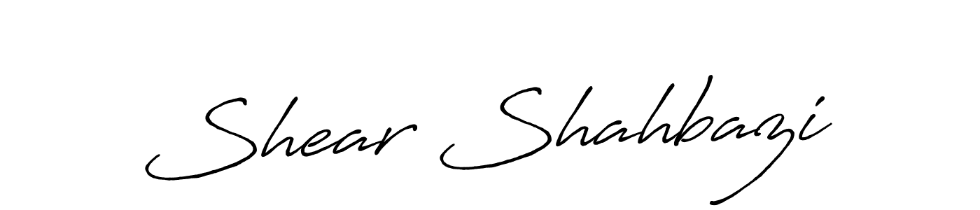 Shear Shahbazi stylish signature style. Best Handwritten Sign (Antro_Vectra_Bolder) for my name. Handwritten Signature Collection Ideas for my name Shear Shahbazi. Shear Shahbazi signature style 7 images and pictures png