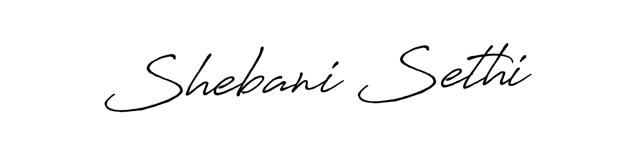 if you are searching for the best signature style for your name Shebani Sethi. so please give up your signature search. here we have designed multiple signature styles  using Antro_Vectra_Bolder. Shebani Sethi signature style 7 images and pictures png