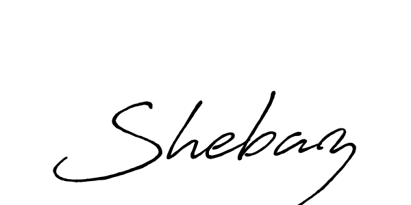 Design your own signature with our free online signature maker. With this signature software, you can create a handwritten (Antro_Vectra_Bolder) signature for name Shebaz. Shebaz signature style 7 images and pictures png