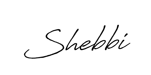 Shebbi stylish signature style. Best Handwritten Sign (Antro_Vectra_Bolder) for my name. Handwritten Signature Collection Ideas for my name Shebbi. Shebbi signature style 7 images and pictures png