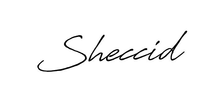 Use a signature maker to create a handwritten signature online. With this signature software, you can design (Antro_Vectra_Bolder) your own signature for name Sheccid. Sheccid signature style 7 images and pictures png