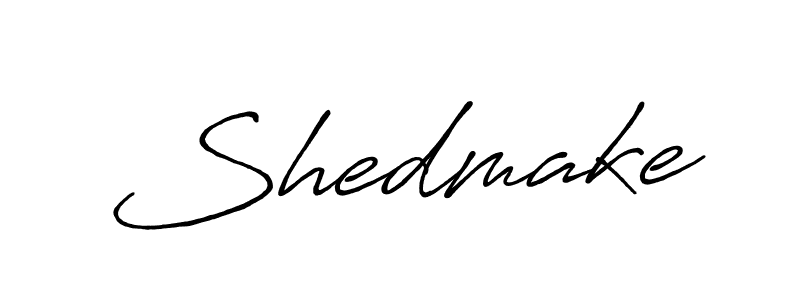 if you are searching for the best signature style for your name Shedmake. so please give up your signature search. here we have designed multiple signature styles  using Antro_Vectra_Bolder. Shedmake signature style 7 images and pictures png