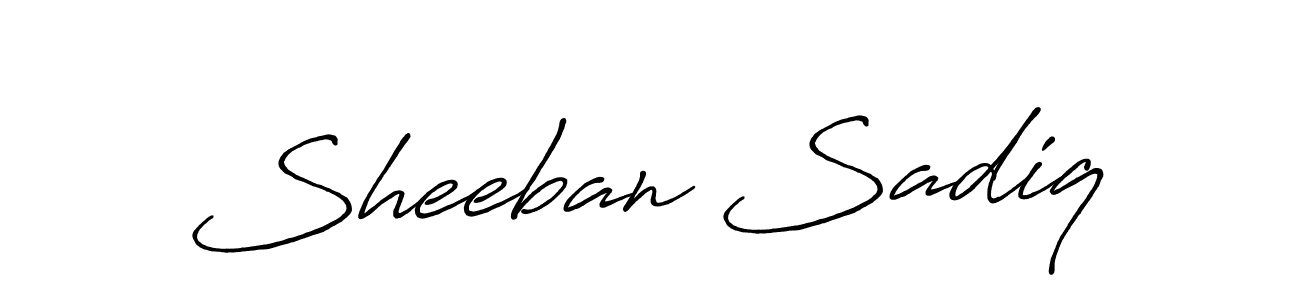 Make a beautiful signature design for name Sheeban Sadiq. Use this online signature maker to create a handwritten signature for free. Sheeban Sadiq signature style 7 images and pictures png