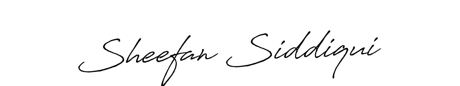 Also we have Sheefan Siddiqui name is the best signature style. Create professional handwritten signature collection using Antro_Vectra_Bolder autograph style. Sheefan Siddiqui signature style 7 images and pictures png