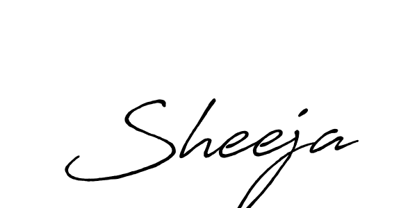 Use a signature maker to create a handwritten signature online. With this signature software, you can design (Antro_Vectra_Bolder) your own signature for name Sheeja. Sheeja signature style 7 images and pictures png