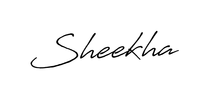 Create a beautiful signature design for name Sheekha. With this signature (Antro_Vectra_Bolder) fonts, you can make a handwritten signature for free. Sheekha signature style 7 images and pictures png