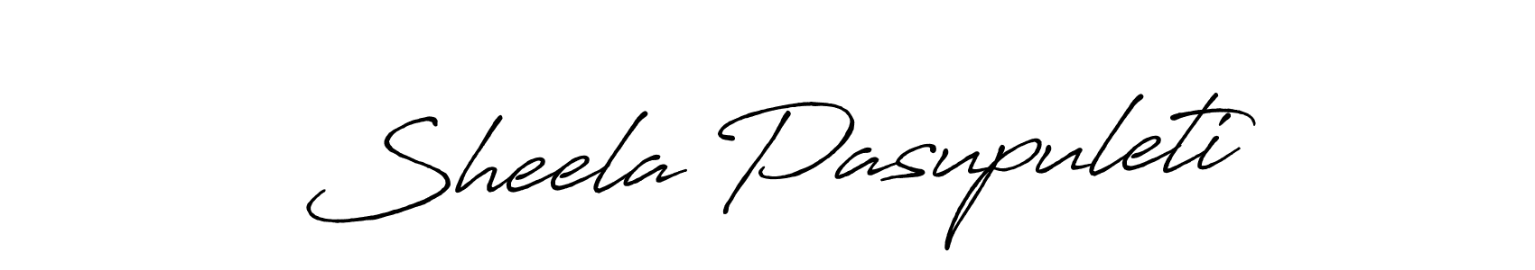 if you are searching for the best signature style for your name Sheela Pasupuleti. so please give up your signature search. here we have designed multiple signature styles  using Antro_Vectra_Bolder. Sheela Pasupuleti signature style 7 images and pictures png