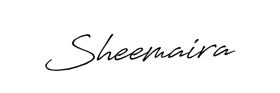 The best way (Antro_Vectra_Bolder) to make a short signature is to pick only two or three words in your name. The name Sheemaira include a total of six letters. For converting this name. Sheemaira signature style 7 images and pictures png