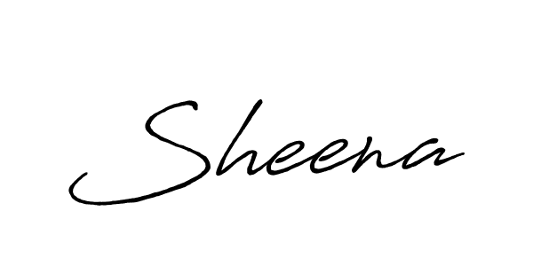 How to make Sheena signature? Antro_Vectra_Bolder is a professional autograph style. Create handwritten signature for Sheena name. Sheena signature style 7 images and pictures png