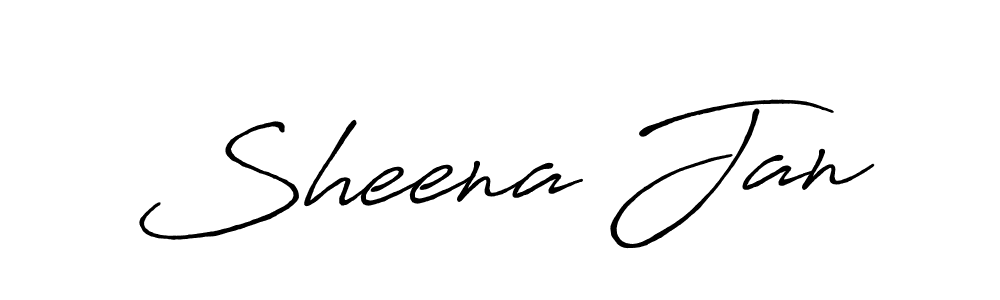 Make a beautiful signature design for name Sheena Jan. Use this online signature maker to create a handwritten signature for free. Sheena Jan signature style 7 images and pictures png