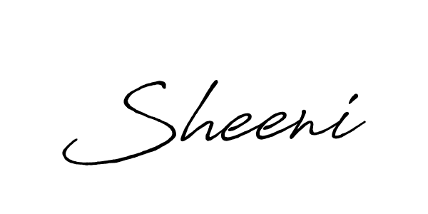 Make a beautiful signature design for name Sheeni. With this signature (Antro_Vectra_Bolder) style, you can create a handwritten signature for free. Sheeni signature style 7 images and pictures png