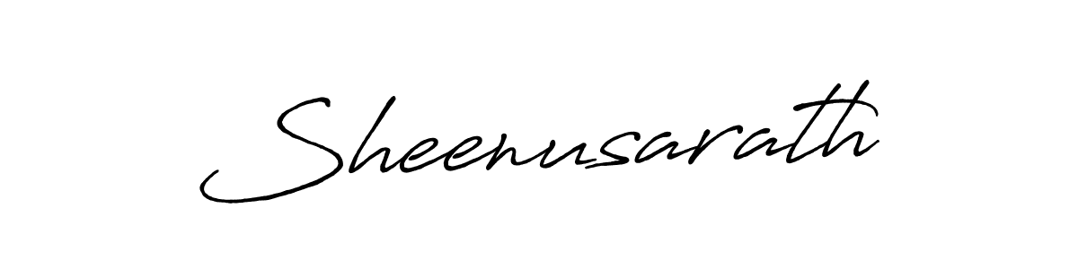 Create a beautiful signature design for name Sheenusarath. With this signature (Antro_Vectra_Bolder) fonts, you can make a handwritten signature for free. Sheenusarath signature style 7 images and pictures png