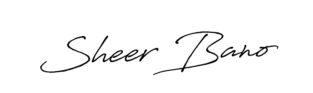 Best and Professional Signature Style for Sheer Bano. Antro_Vectra_Bolder Best Signature Style Collection. Sheer Bano signature style 7 images and pictures png