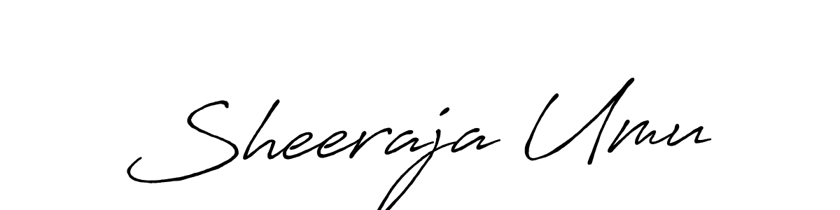 You should practise on your own different ways (Antro_Vectra_Bolder) to write your name (Sheeraja Umu) in signature. don't let someone else do it for you. Sheeraja Umu signature style 7 images and pictures png