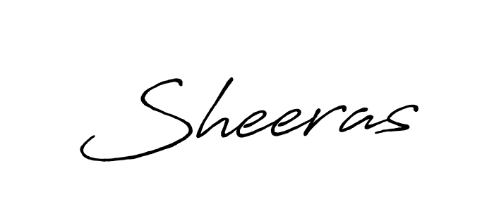 Make a beautiful signature design for name Sheeras. With this signature (Antro_Vectra_Bolder) style, you can create a handwritten signature for free. Sheeras signature style 7 images and pictures png