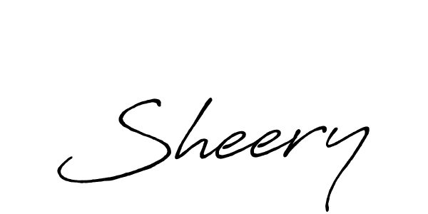 You should practise on your own different ways (Antro_Vectra_Bolder) to write your name (Sheery) in signature. don't let someone else do it for you. Sheery signature style 7 images and pictures png