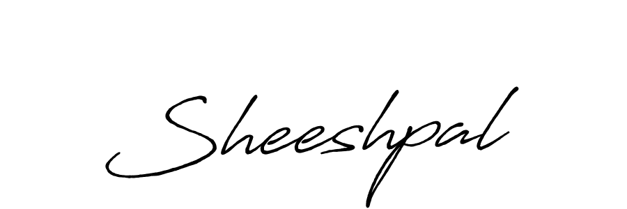 Sheeshpal stylish signature style. Best Handwritten Sign (Antro_Vectra_Bolder) for my name. Handwritten Signature Collection Ideas for my name Sheeshpal. Sheeshpal signature style 7 images and pictures png