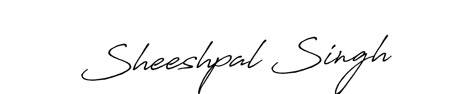 How to make Sheeshpal Singh signature? Antro_Vectra_Bolder is a professional autograph style. Create handwritten signature for Sheeshpal Singh name. Sheeshpal Singh signature style 7 images and pictures png
