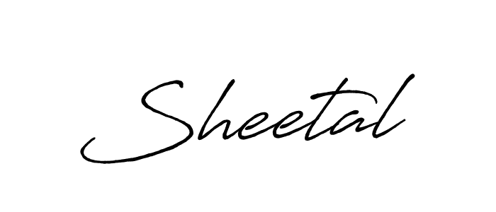 Create a beautiful signature design for name Sheetal. With this signature (Antro_Vectra_Bolder) fonts, you can make a handwritten signature for free. Sheetal signature style 7 images and pictures png